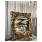 French Rococo Hollywood regency mirror