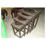 Lot of 4 Nesting Side Tables