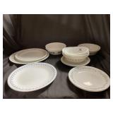 Floral Pattern 21 Pc. Dinnerware