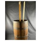 Nail Barrel w/ 3 Measuring Sticks