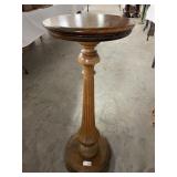 Antique Oak Torchere - 34