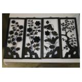 4 Coordinating Wall Decor Frames