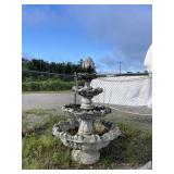 Tiered Cement Water Fountain