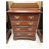 4 Drawer Cherry Queen Anne Side Table