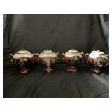 Lot of 4 Porcelain Music Boxes