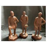 Lot of 3 Civil War Era Figurines - Red Mill Mfg