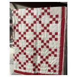 Red&White - Handmade Quilt