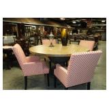 Ethan Allen Modern Rd. Table w/ 4 Chairs