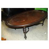 Bernhardt Furniture Oval Coffee Table