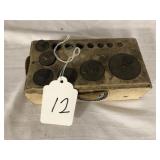 Antique Apothecary DIV of Weights and measures