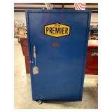 Blue Tools Cabinet with contents