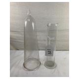 Antique Apothecary Flask and funnel