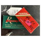Federal 25 auto (6.35mm) & Remington 6.35