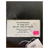 41 long colt 200 gr Lubaloy Winchester western