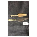2 Cake server Gorham Silver