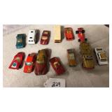 13 pc Vintage toy cars