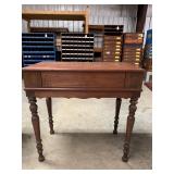 Antique piano style desk