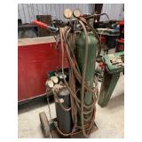 Acetyne Tanks w hose with brasin gun