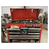 Craftsman tool box full of welding supplies