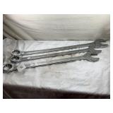 3 Mac wrenches 1 5/8, 1 11/16,  and 1 13/16
