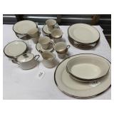 45 pc Lenox Moonspan China