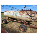 Anhydrous transport tank on gears