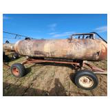 Anhydrous transport tank on gears