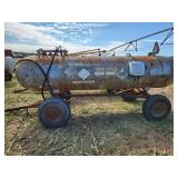Anhydrous transport tank on gears