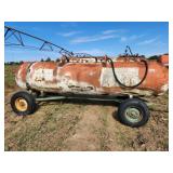 Anhydrous transport tank on gears