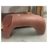 Left hand fender w/spare cut out