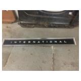 Rear Tailgate International Insert