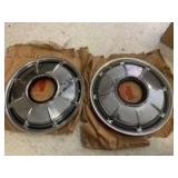 Pair of hub caps