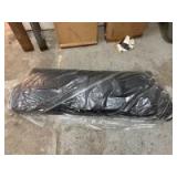 Scout II black vinyl backrest, rear seat