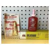 Silicone, plastic gasket and pipe sealant
