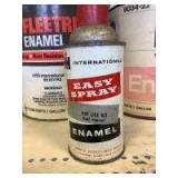 Red aerosol paint