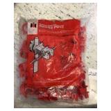 Round electric fence post insulators