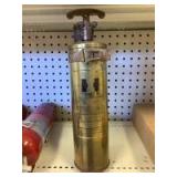 Brass fire extinguisher