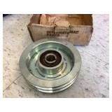 Air conditioner clutch and pulley with bearing