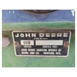 1965 John Deere 110