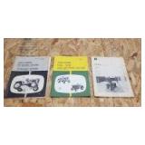 John Deere Garden Tractor Manual Lot (3)