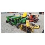 John deere 110 w/deck and snow blower