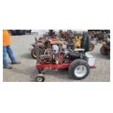 Homemade garden tractor
