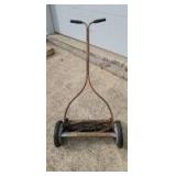1930s  Red and Green Reel mower restored