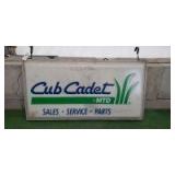 Cub Cadet lighted sign
