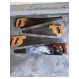 (4) Hand Saws