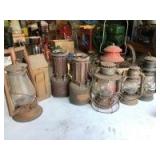 (8) Vintage Oil Lanterns & Heaters