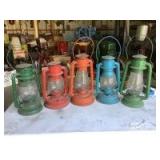 (5) Vintage Dietz Oil Lanters