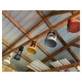 (5) Vintage Oil Lanters & Heater
