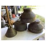 (4) Vintage Washer & Strainers