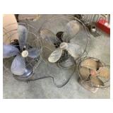 (3) Vintage Electric Fans